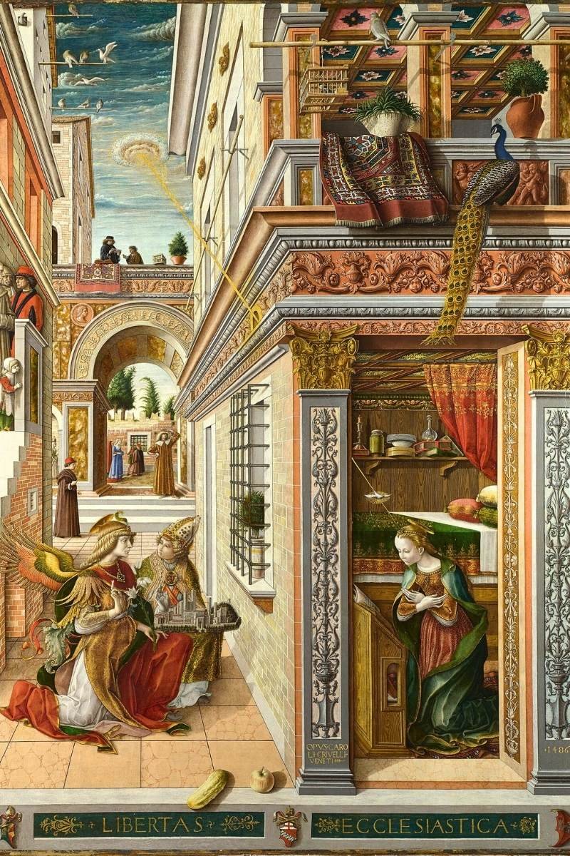 Carlo Crivelli: The Annunciation with St Emidius 1486