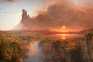 Cotopaxi (1862) Art Print Frederic Edwin Church landscape painting canvas wall art and framed poster