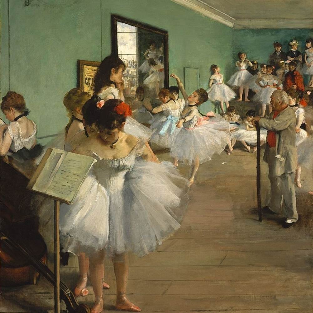Edgar Degas: Dance Class - 1874