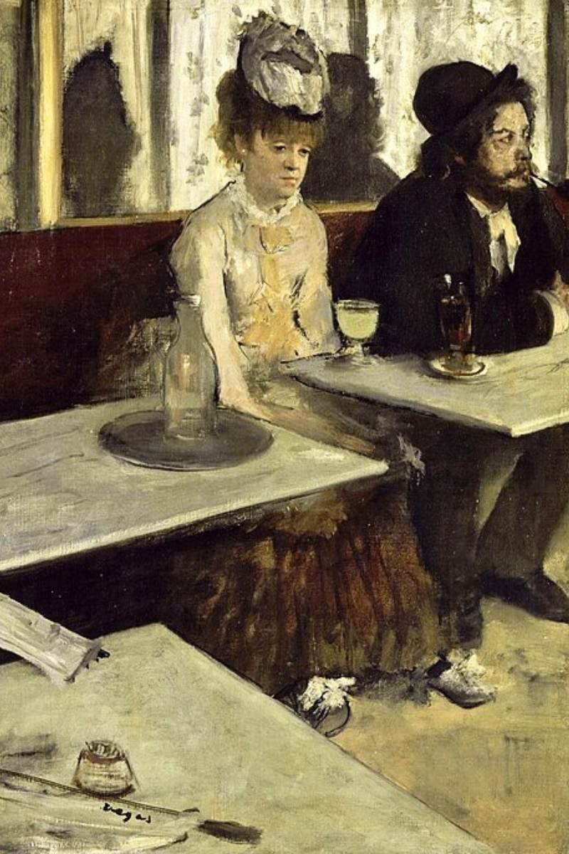 Edgar Degas: In a Café (Absinthe) - 1876