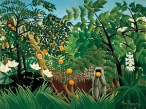 Exotic Landscape by Henri Rousseau Art Print, framed poster and canvas wall art