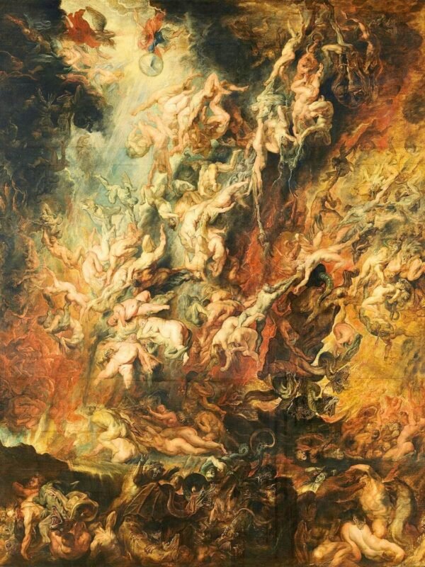 Fall of the Damned Print Peter Paul Rubens, Canvas Wall Art and Framed Poster