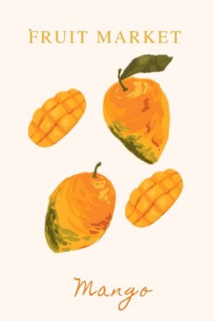 Fruit Market Mango Poster