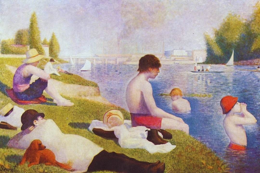 Georges Seurat: Bathers at Asnières - 1884