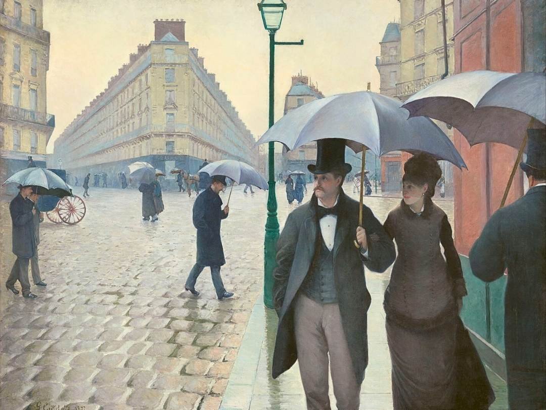 Gustave Caillebotte: Paris Street, Rainy Day – 1877