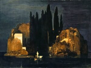 Isle of the Dead by Arnold Bocklin Print