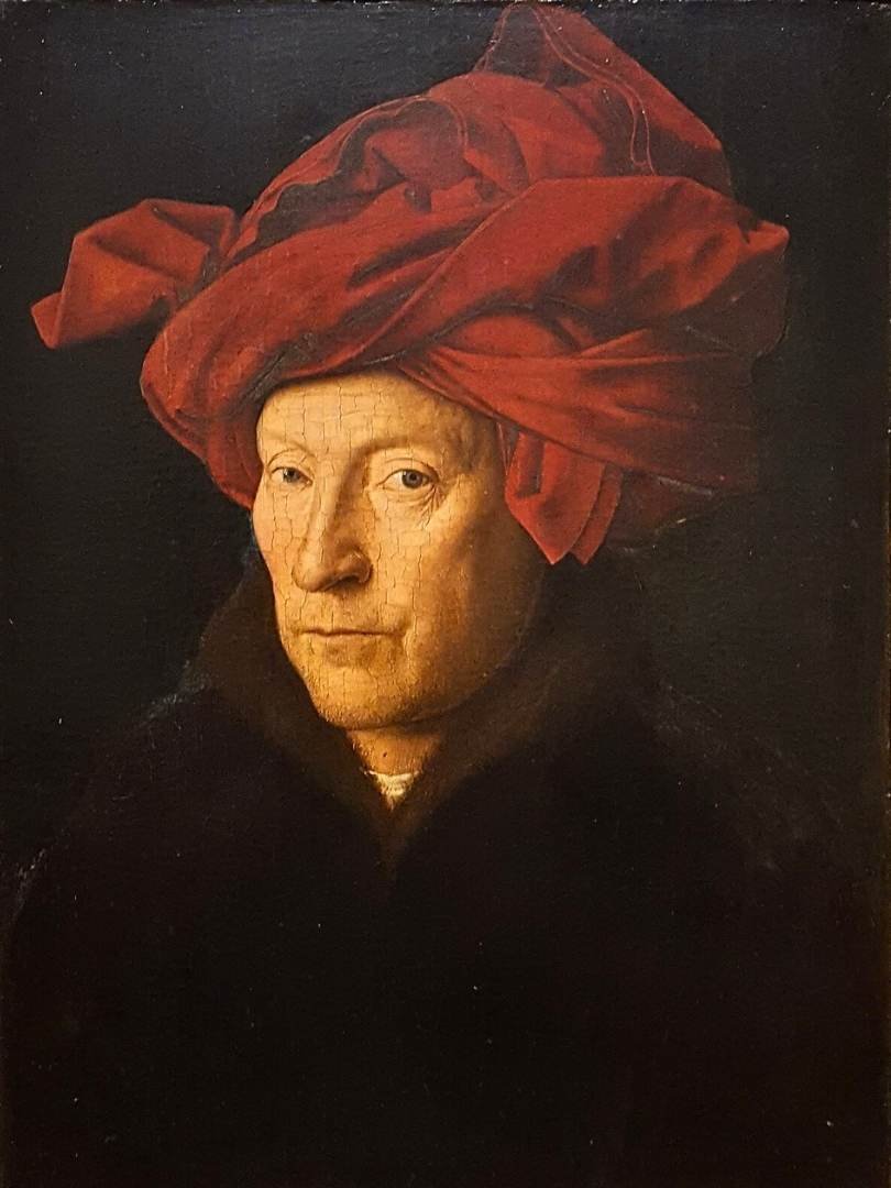 Jan van Eyck: Portrait of a Man (Self Portrait) - 1433