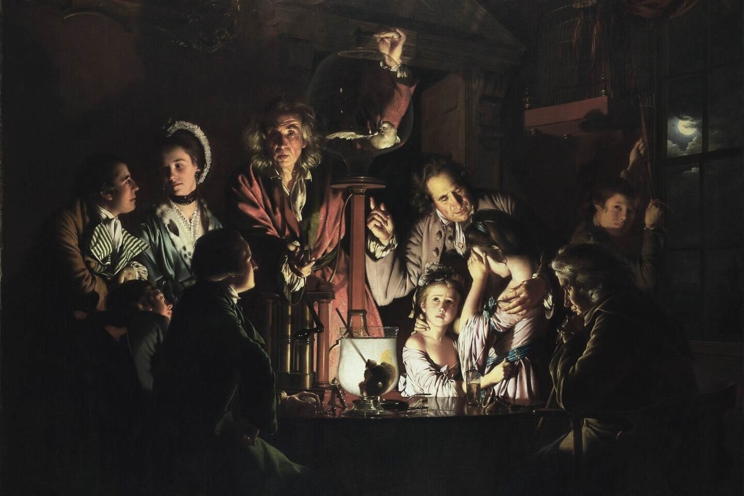 Joseph Wright of Derby An Experiment on a Bird in the Air Pump - 1768
