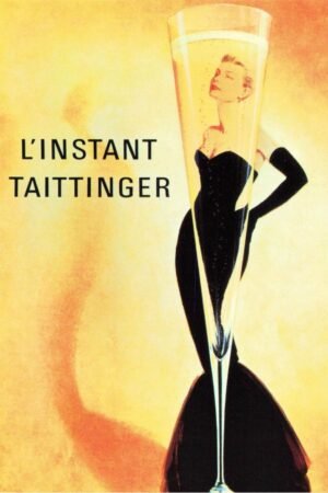 L'Instant Taittinger Champagne Poster Grace Kelly