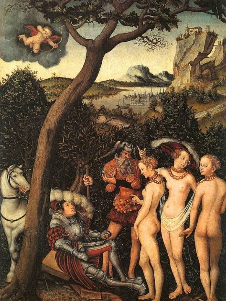 Lucas Cranach the Elder: The Judgement of Paris - c 1528