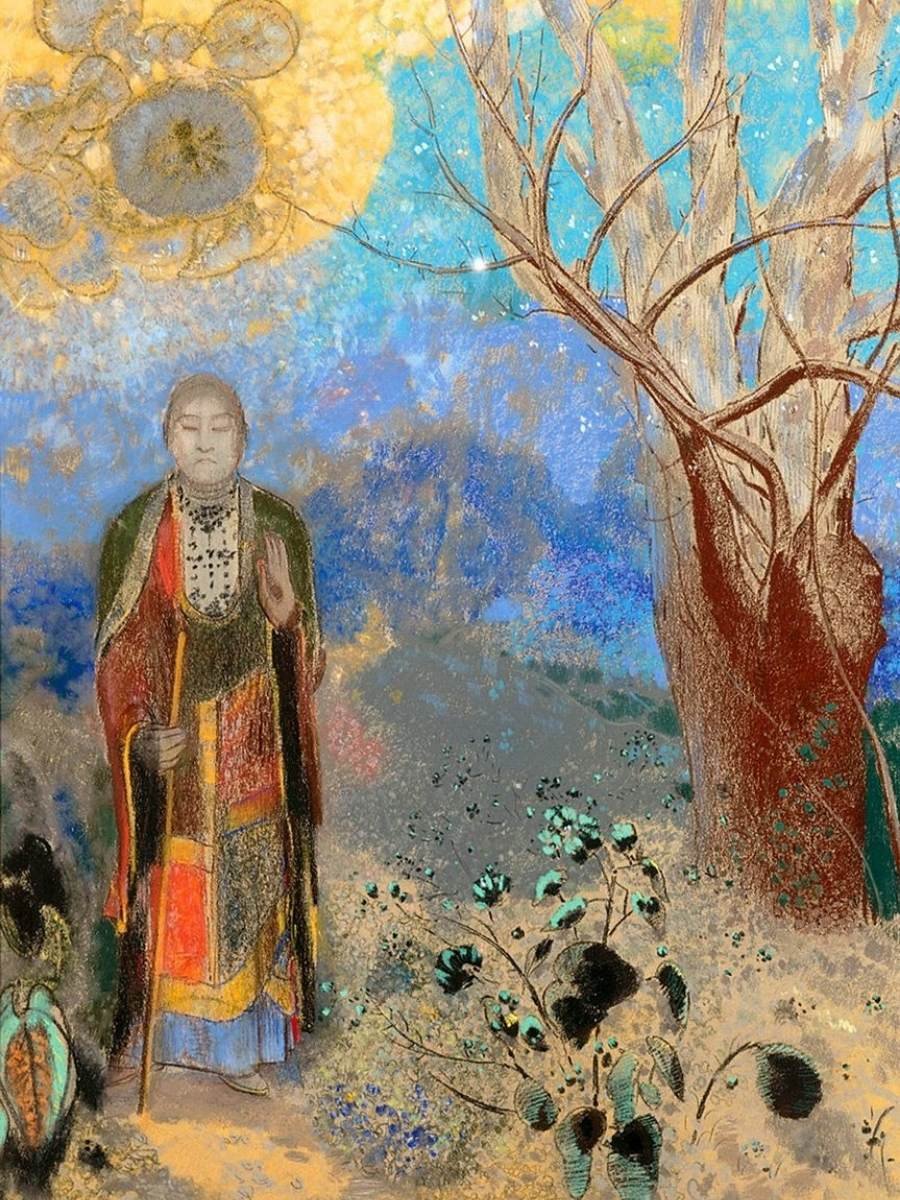 Odilon Redon: The Buddha - 1906