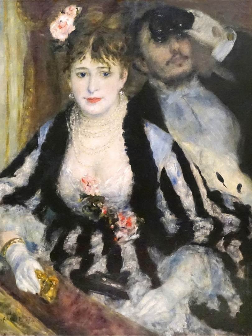Pierre-Auguste Renoir: La Loge (The Theatre Box) 1874