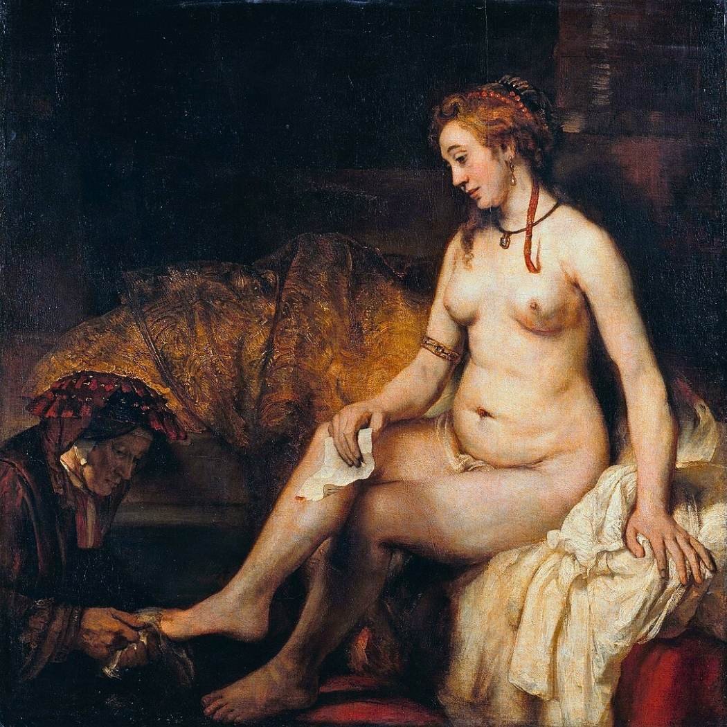 Rembrandt: Bathsheba Bathing - 1654