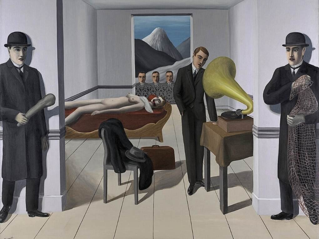 René Magritte: The Menaced Assassin - 1927