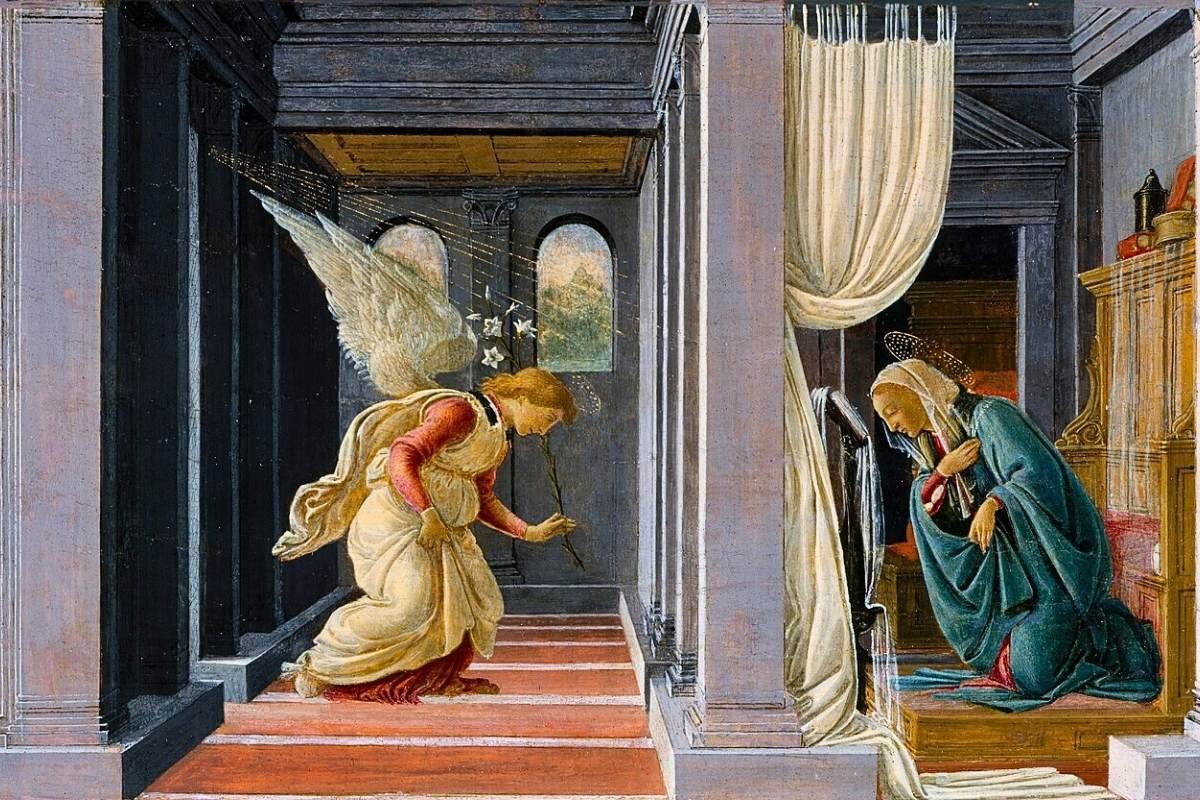 Sandro Botticelli The Annunciation - c1485