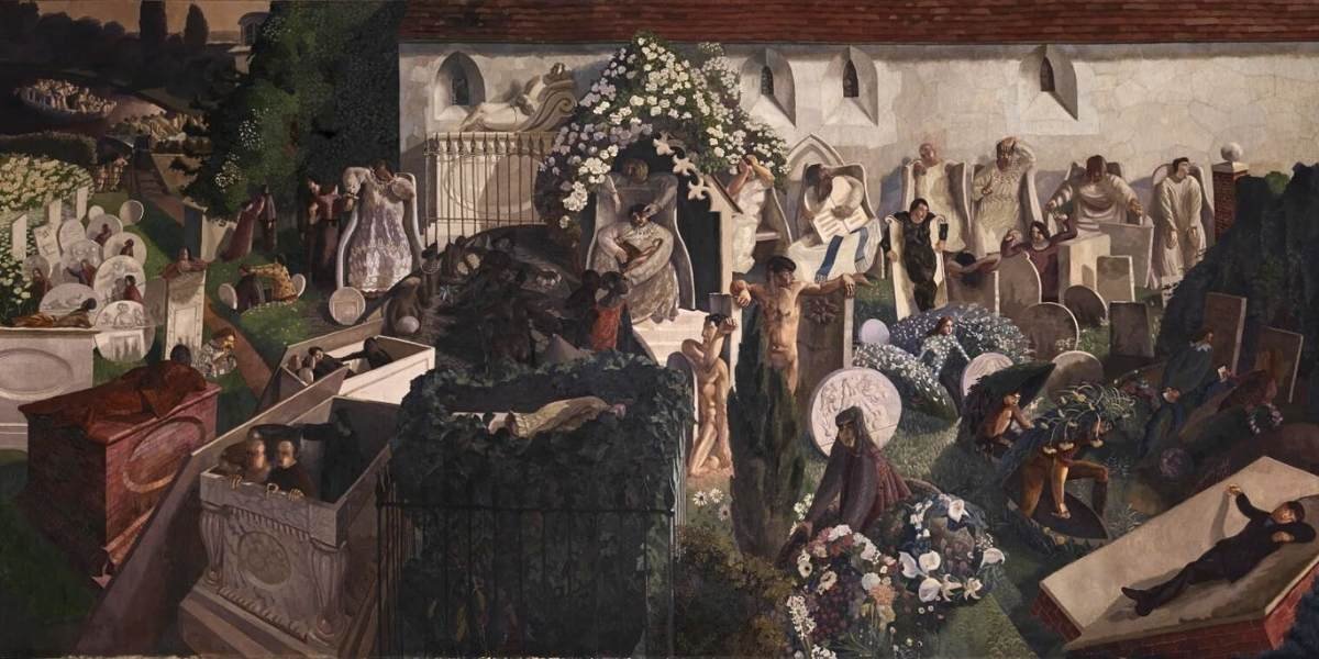 Stanley Spencer Resurrection; Cookham, 1927