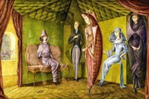 Tailleur pour dames (Tailor for Ladies) Remedios Varo Print surrealist canvas wall art and framed poster