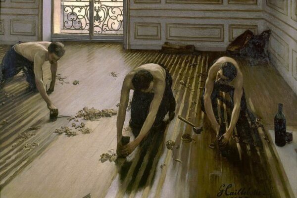 The Floor Scrapers Print Gustave Caillebotte impressionist painting canvas wall art and framed poster