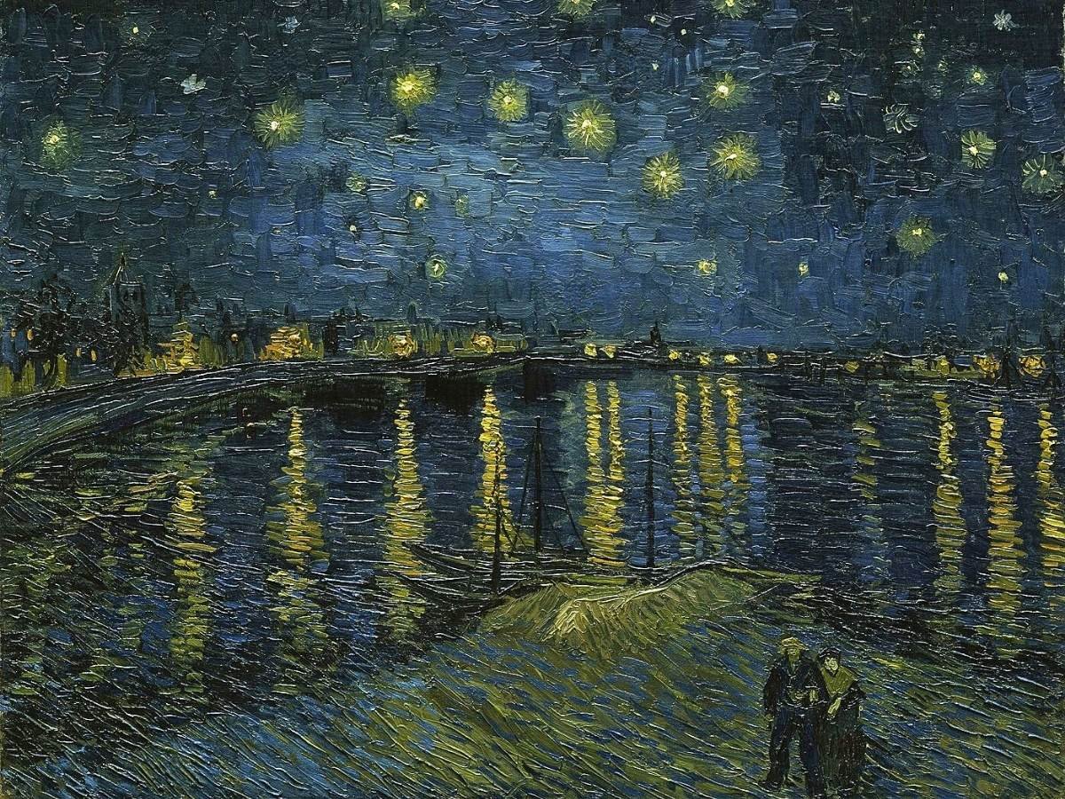 Vincent van Gogh: Starry Night on the Rhône 1888