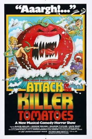 Vintage Attack of the Killer Tomatoes Movie Poster