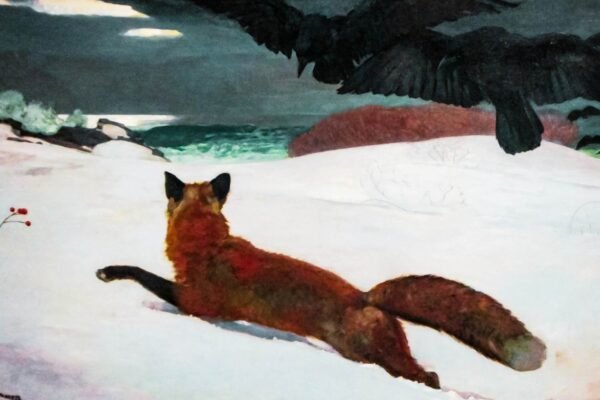 Fox Hunt by Winslow Homer Art Print Canvas Wall Art and Framed Poster