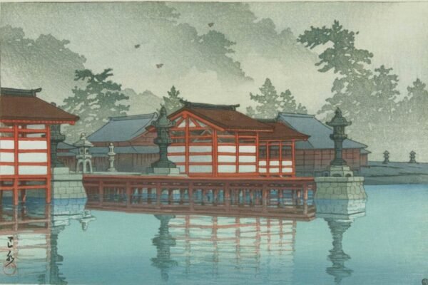 Miyajima in the Mist by Kawase Hasui Art Print