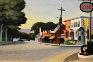 Portrait of Orleans by Edward Hopper Art Print framed poster and canvas wall art