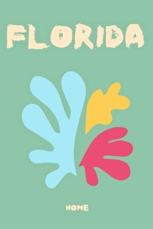 Preppy Florida Travel Poster