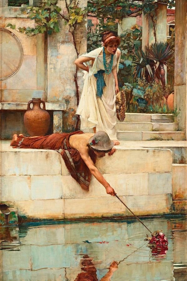 The Rescue Art Print John William Waterhouse framed poster and canvas wall art