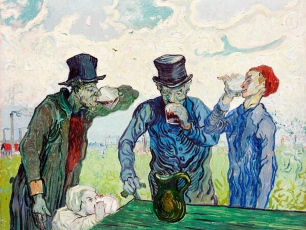 The Drinkers Print by Vincent Van Gogh