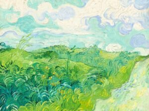 Vincent van Gogh Green Wheat Fields, Auvers Print