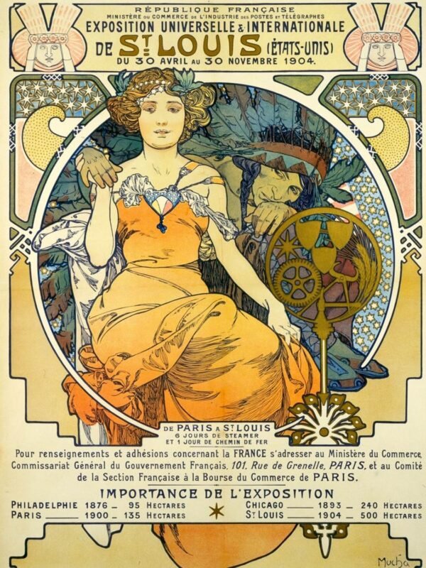 Alphonse Mucha St. Louis Print
