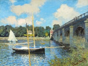 Claude Monet The Bridge at Argenteuil Print