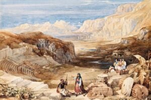 David Roberts Petra Jordan Print