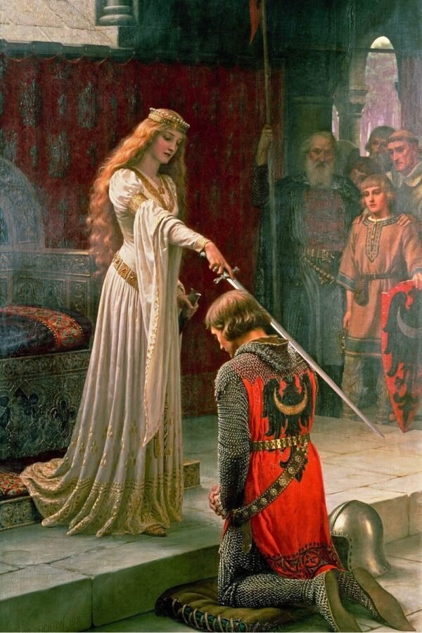 Edmund Blair Leighton The Accolade Print