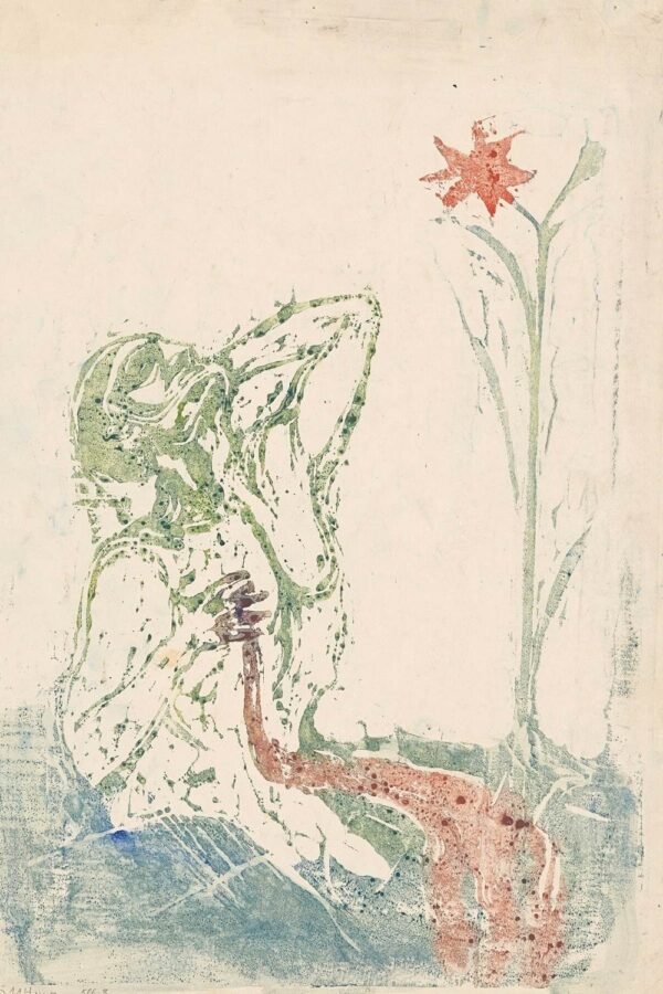 Edvard Munch Blossom of Pain Print