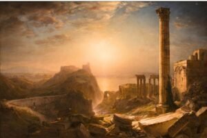 Frederic Edwin Church Syria by the Sea Print Landscape Canvas Wall Art and Framed Poster