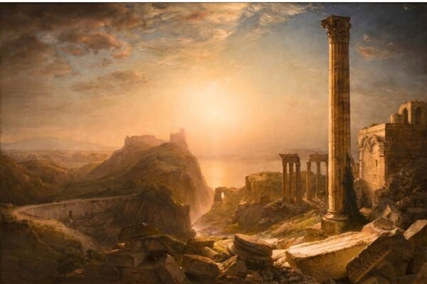 Frederic Edwin Church Syria by the Sea Print Landscape Canvas Wall Art and Framed Poster