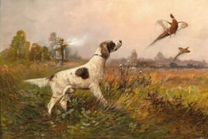 Pheasant Hunting Print Moritz Müller