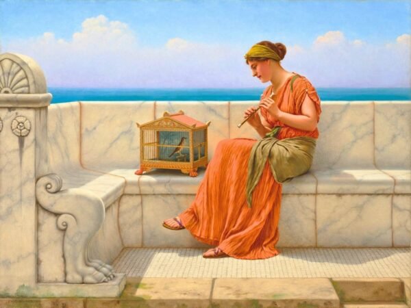 Songs without Words Art Print John William Godward