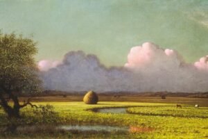 Sunlight and Shadow The Newbury Marshes Print by Martin Johnson Heade