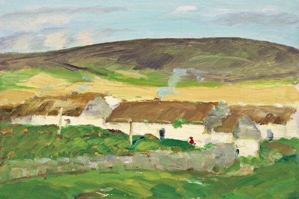 The White Cottage, Ireland Art Print by Robert Henri