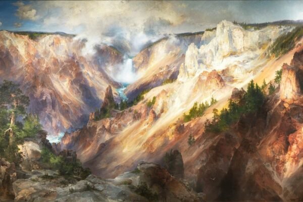 Thomas Moran The Grand Canyon of the Yellowstone Print